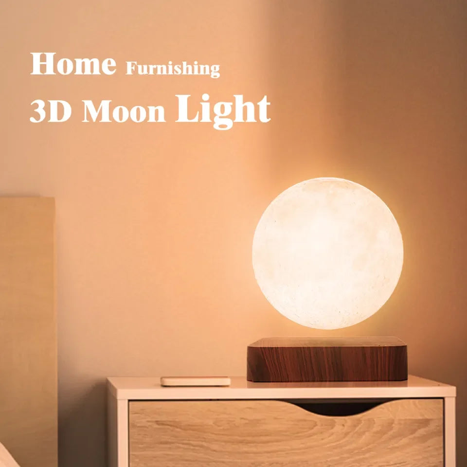 Table Lamp Home Decoration Hot Selling Creative and Unique Gifts Levitating Moon Lamp Lunar Light Floating Lamp