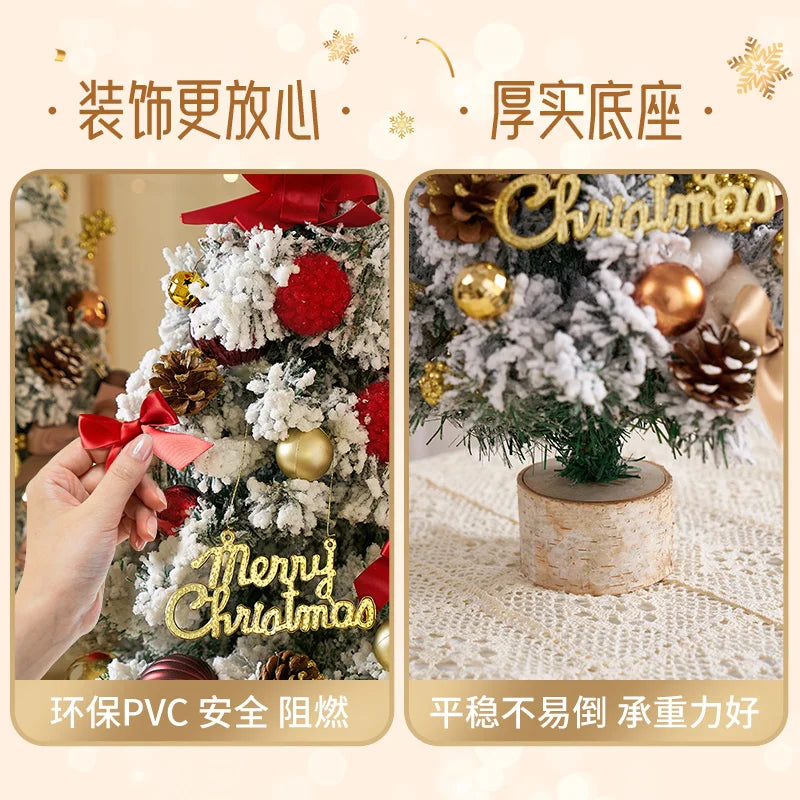 DIY Christmas Tree Merry Christmas Decorations For Home 2024 Christmas Ornament Xmas Navidad Gifts Santa Claus New Year Tree