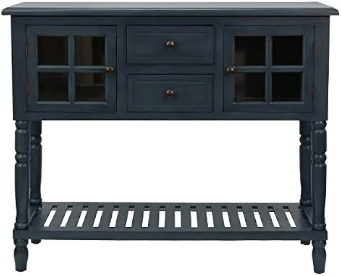 Therapy Morgan Two Door Console Table, Antique Navy