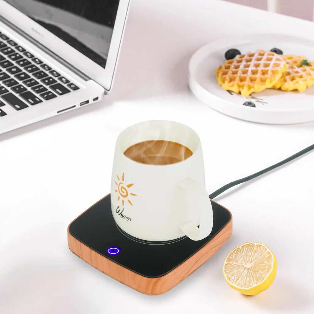 Portable Coffee Tea Heating Pad Pad Electric Desktop Cup Heater Mug Warmer Kitchen Milk Heating Coaster for Hot Electric Drink