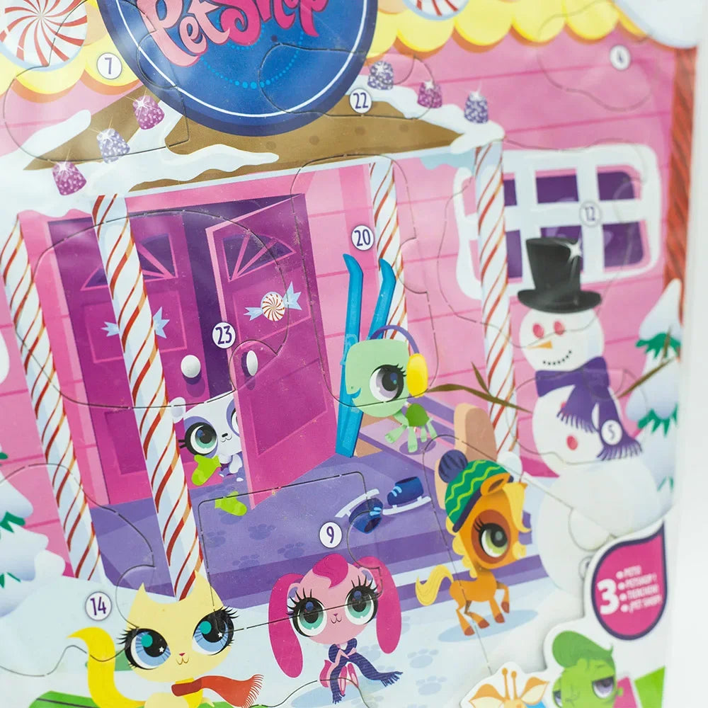 Hasbro Littlest Pet Shop Petshop Advent Calendar Doll Toy Accessories Cute Action Figures Collection Children Birthday Gifts