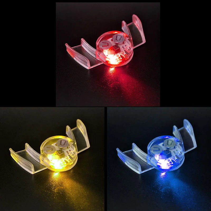 Flash LED Mouth Braces Light Up Piece Glow Teeth Halloween Party Tricky Cosplay Luminous Dentures Halloween Supplies