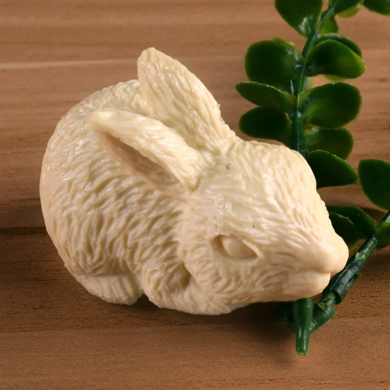 3d Rabbit Silicone Candle Mold Easter Bunny Fondant Cake Chocolate Desser Silicone Mould Mousse Cookie Making Kitchen Tools