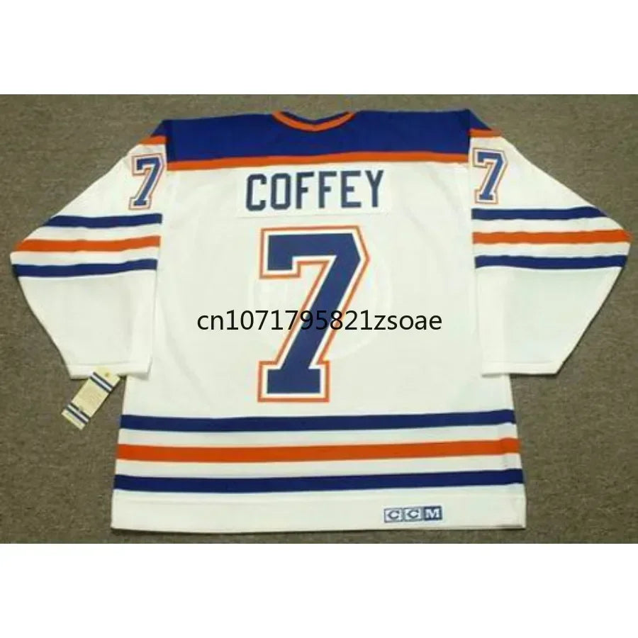 Wayne Gretzky Jersey Canada Edmonton Retro Ice Hockey Jerseys 17 Jari Kurri Jersey 7 Paul Coffey Jersey All Stitched Us M-3XL