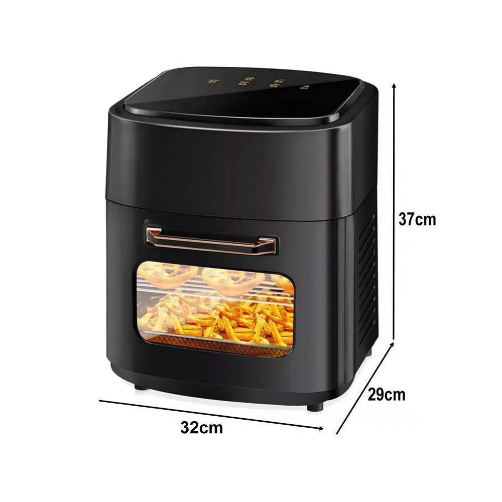 15L Air Fryer Cooker Ovens Low Fat Healthy Oil Free Frying Kitchen LCD Digital