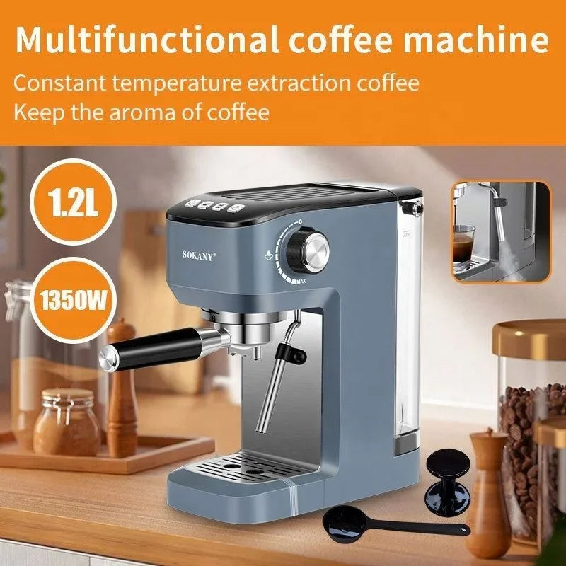 High Quality Customized Electric French Home Office Italian Espresso Machine Coffee Makers Automatic