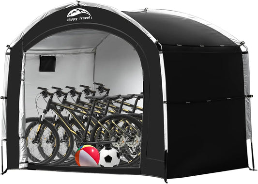 Bike Storage Tent  Outdoor Waterproof Bicycle Covers Shelter with Window for 2/4/6/8  Outside Portable