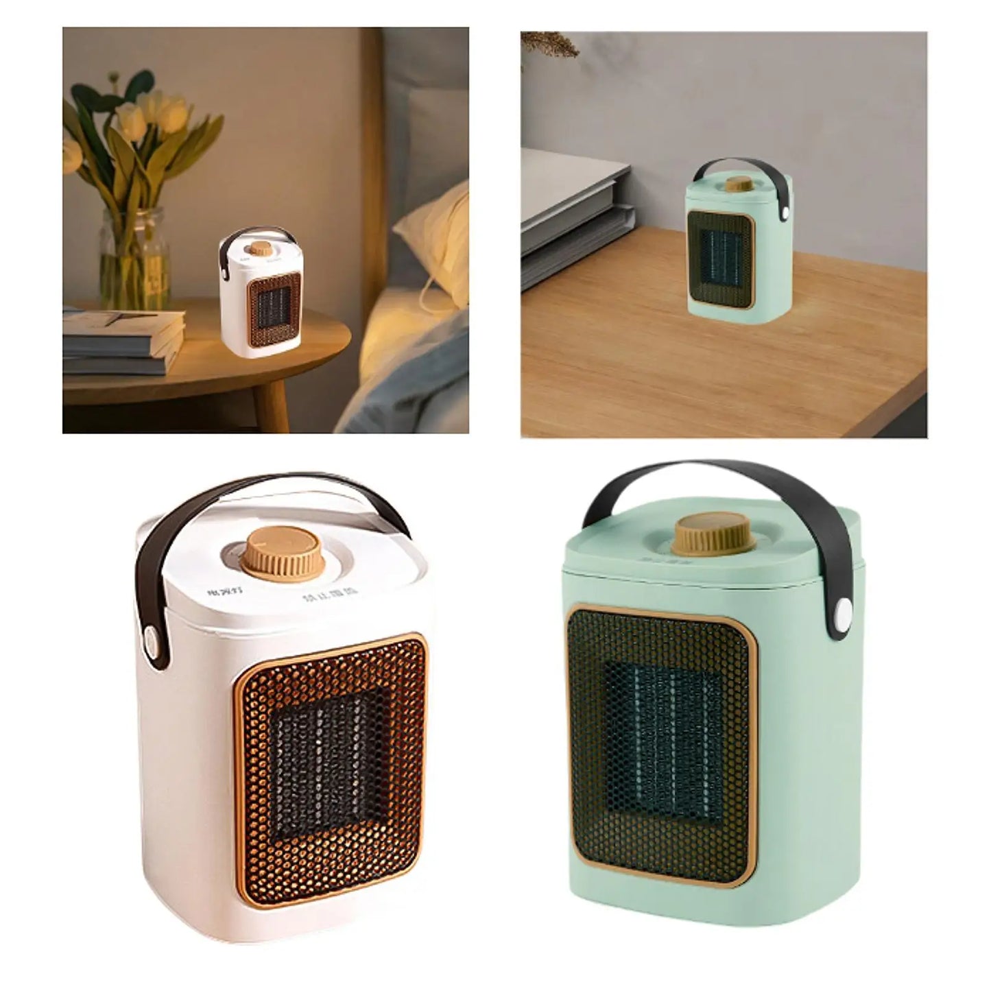 Electric Heater Low Noise Fast Heating Fan for Home Living Room Indoor