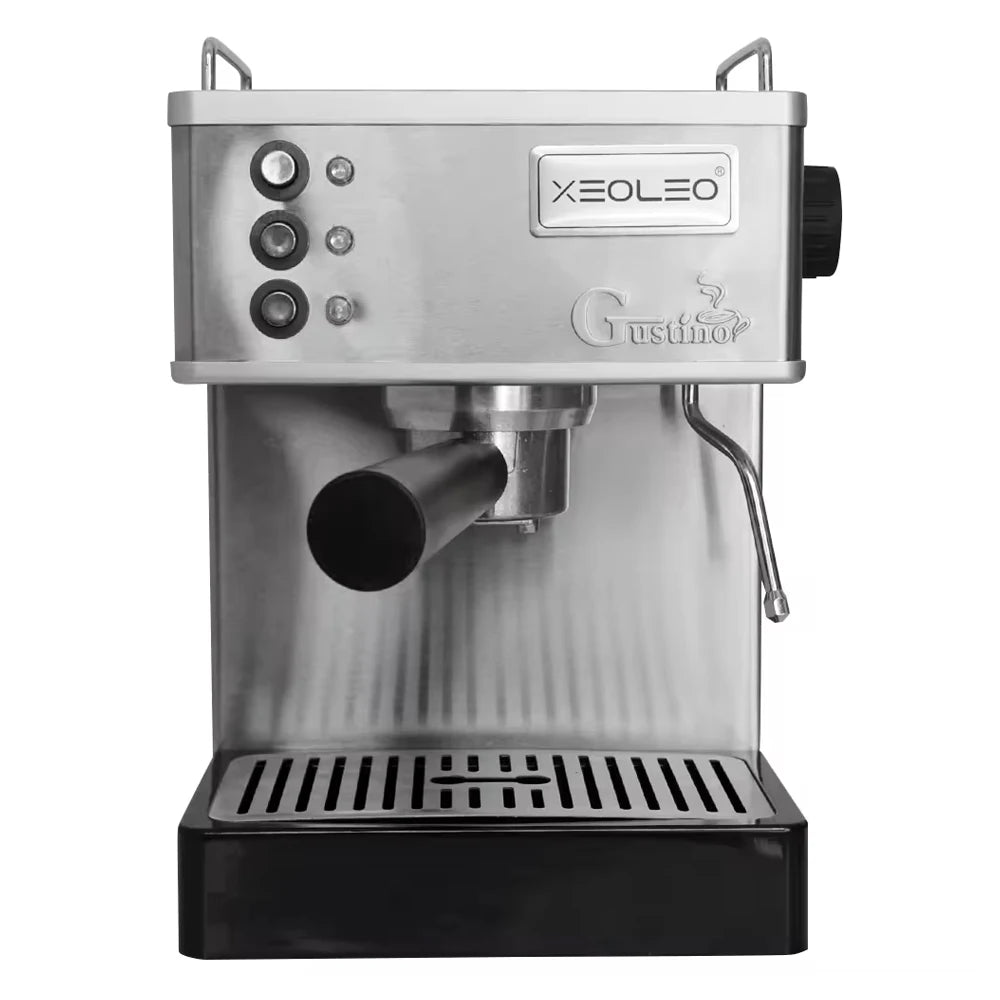 Xeoleo Coffee Maker 19Bar Espresso Machine 1050W Espresso Coffee Machine Stainless Steel ULKA Pump Espresso Maker 2.2L