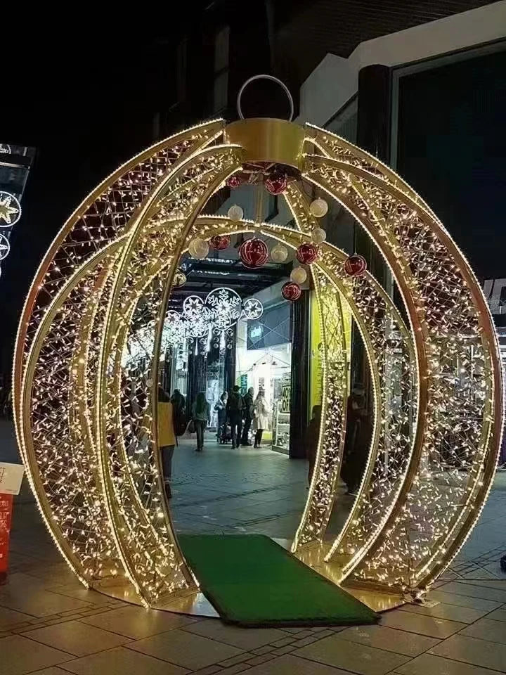 Led 3D Motif Light Arch Large Outdoor Christmas  Product