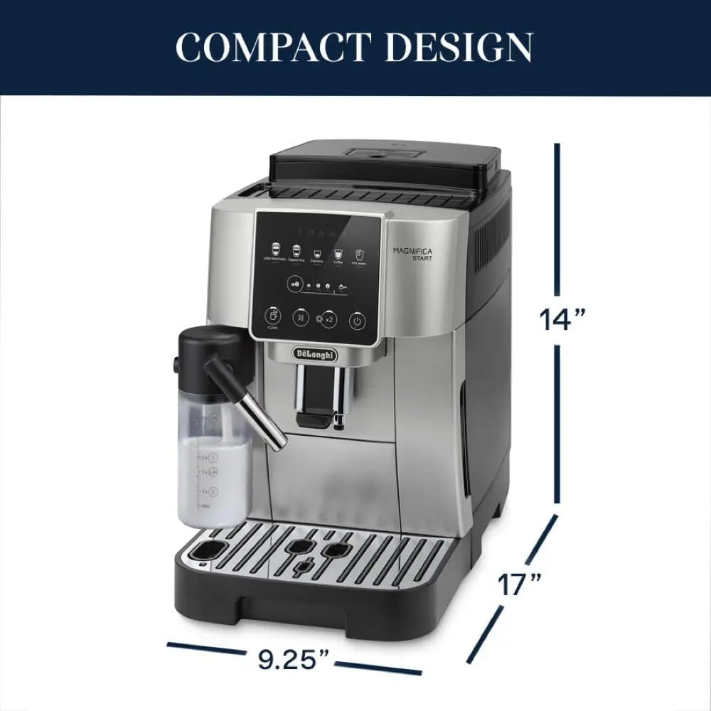 Start Espresso & Coffee Machine with Automatic Milk , One Touch Latte, Cappuccino, Built-in Grinder, Silver, ECAM22080SB