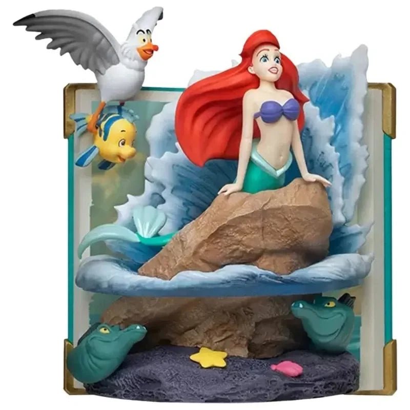 Disney Princess Christmas Tree Ornament Pendant Anime Figures Halloween Home Backpack Ornament Acrylic Plane Pendant Toys