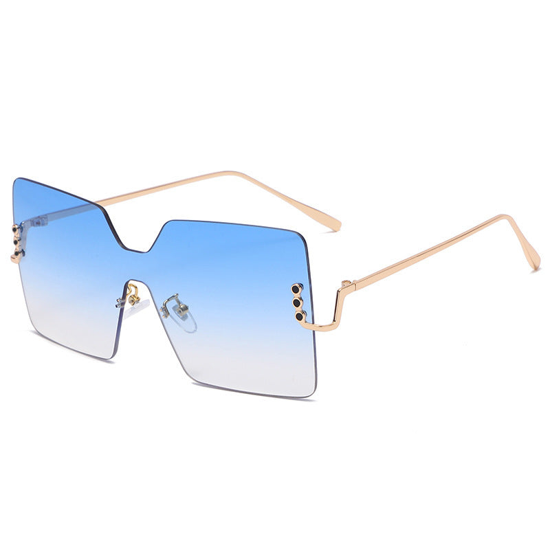 New Large Frame Square Sunglasses For Men And Women