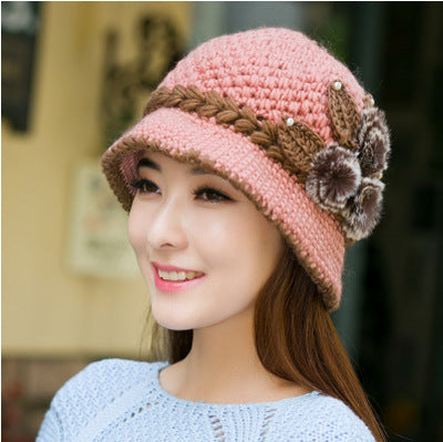 Knitted Hats For The Elderly Mother In Autumn And Winter