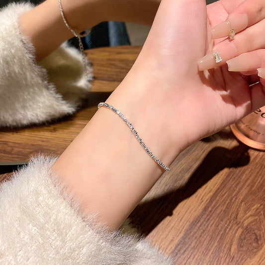 Kleine Stücke Von Silber Armband Weibliche Nische Perlen