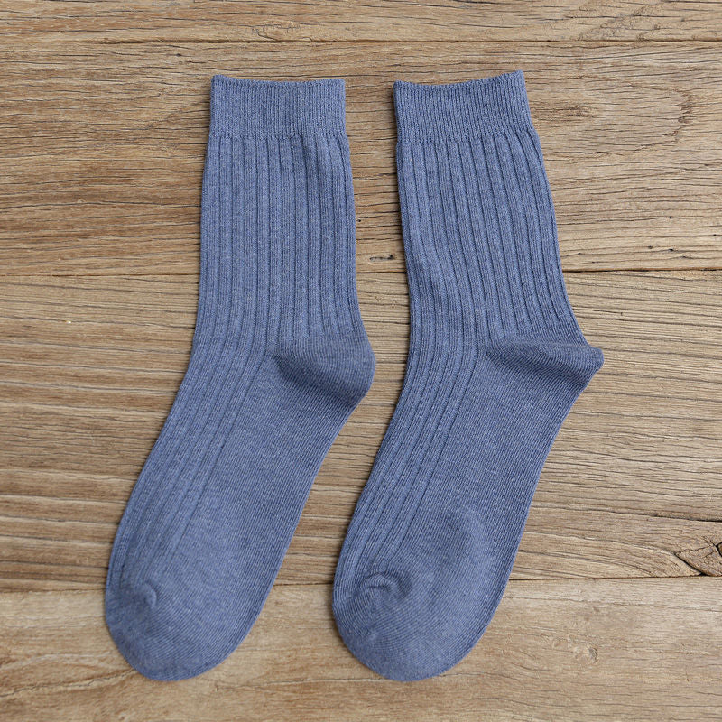 Herbst und Winter weibliche Baumwolle lange Socken