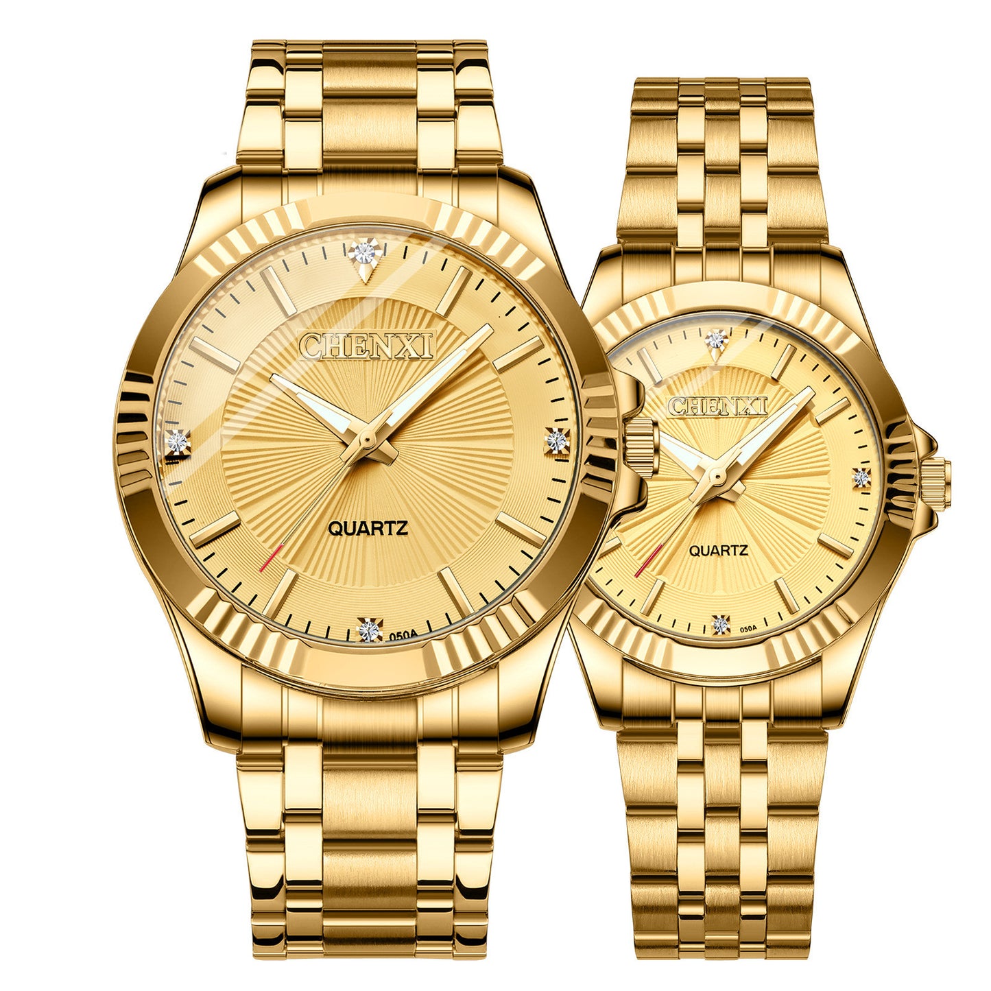 Men's And Women's Fashion Diamond-embedded Watch