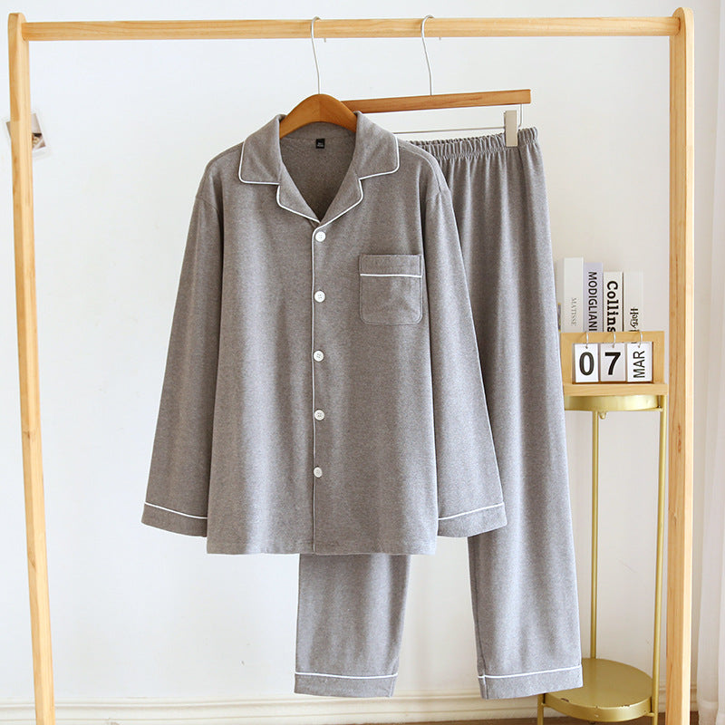 WinterCozies: Thickened sanded fabric pajamas for warm cardigan comfort in autumn and winter.