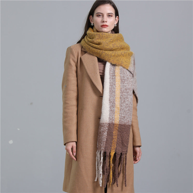 Women's Fashion Thickened Thermal Shawl Scarf