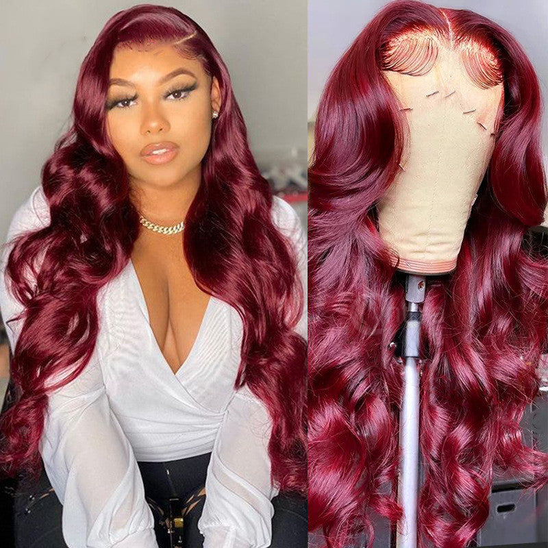 Front Lace Head Cover Real Hair Wig