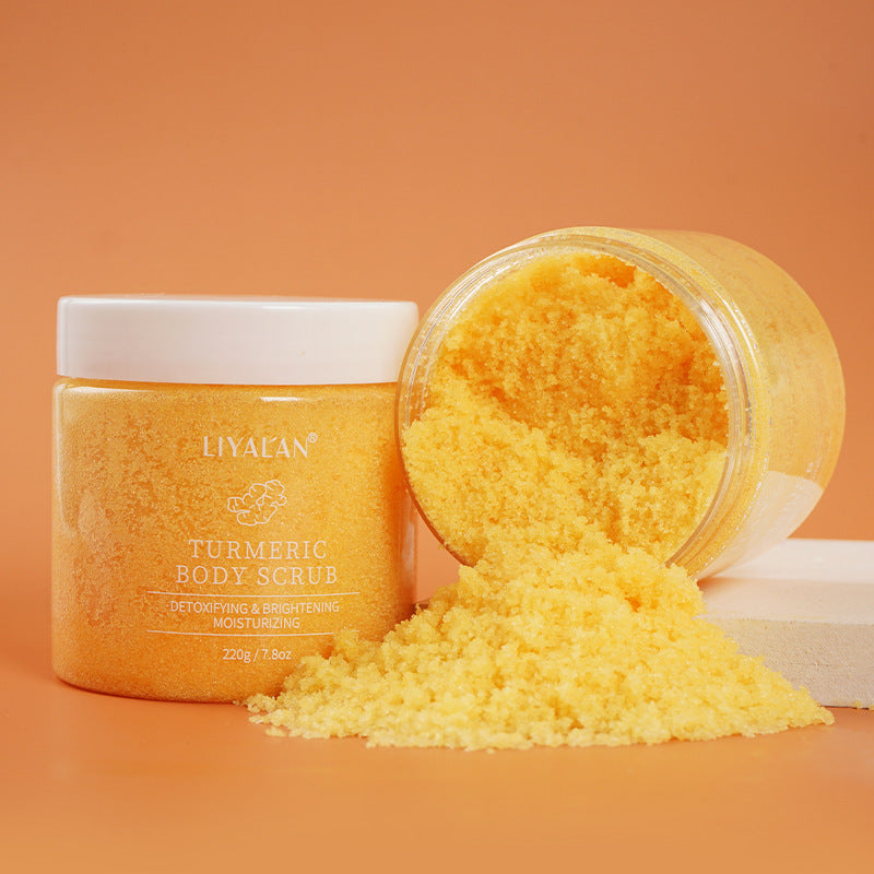 Turmeric Facial Scrub 220g Softening Cutin Reduces Dull And Tender Skin Body Care Facial Scrub