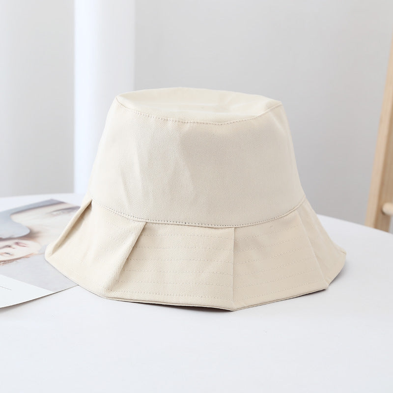 Women Sun Hats Female Summer Solid Bucket Hat Lady Pure Color Panama Cotton Outdoor Fisherman Hat