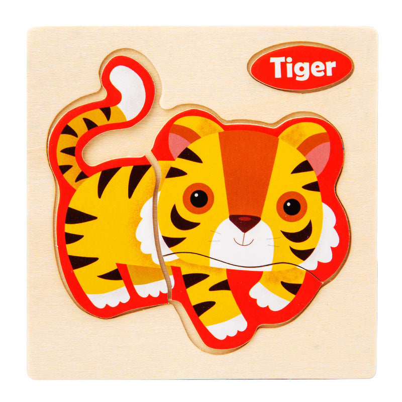 Three-dimensional Cartoon Pattern Puzzle Toy