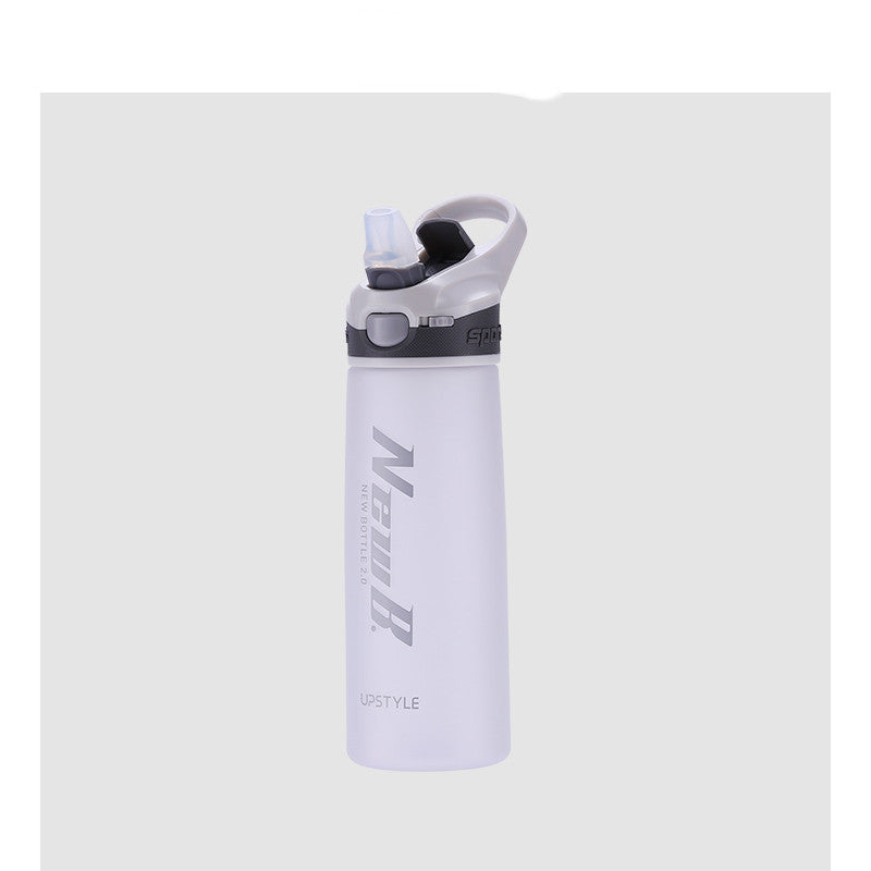 Large Capacity Fitness Straw Water Bottle