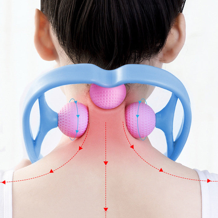 Three-ball Multifunctional Spine Massager