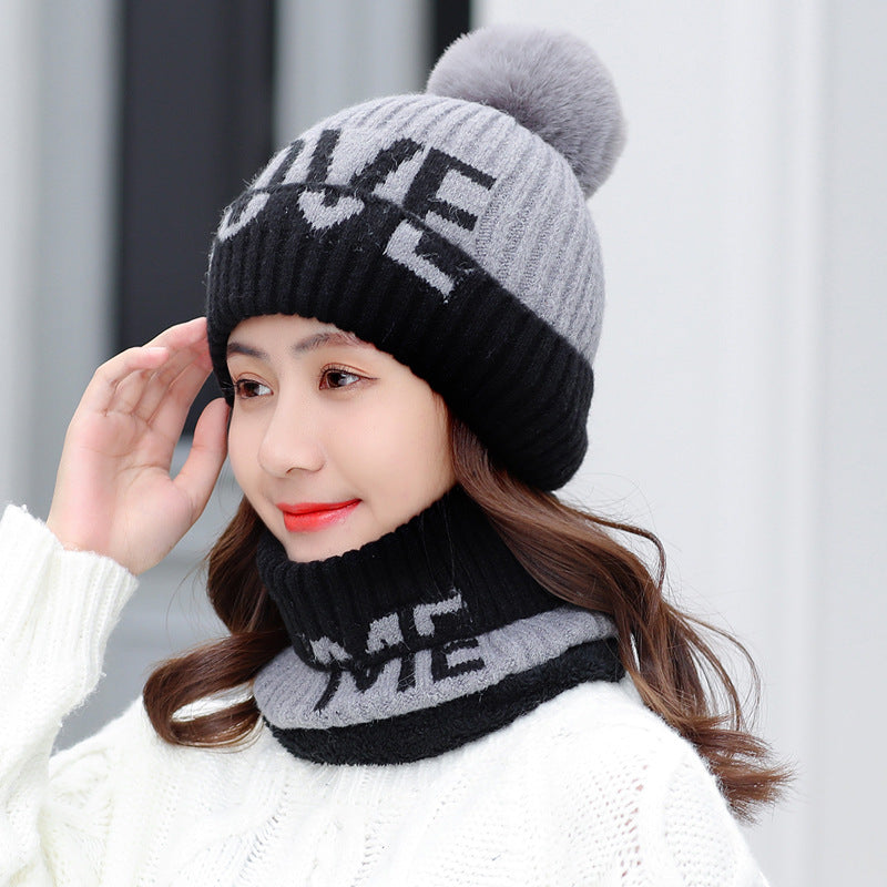 Women's Fleece Woolen Hat For Travel Thermal Equipment