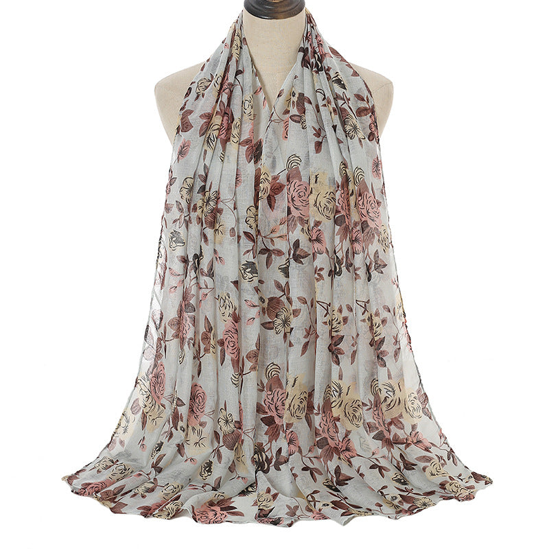 Printed Towel Travel Shawl Scarf