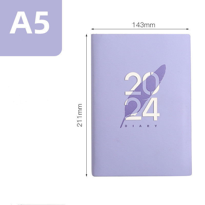 2024 English Schedule Book 365 Days Daily Planner