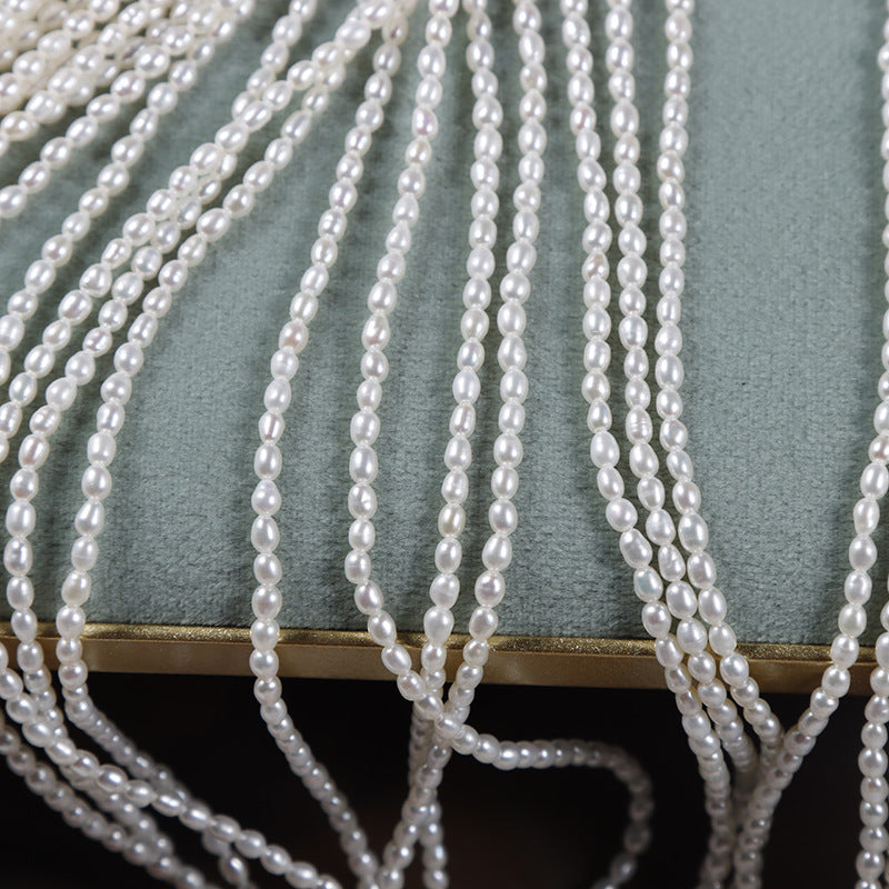 Natural Freshwater Pearl Fine Chain Jewelry Material