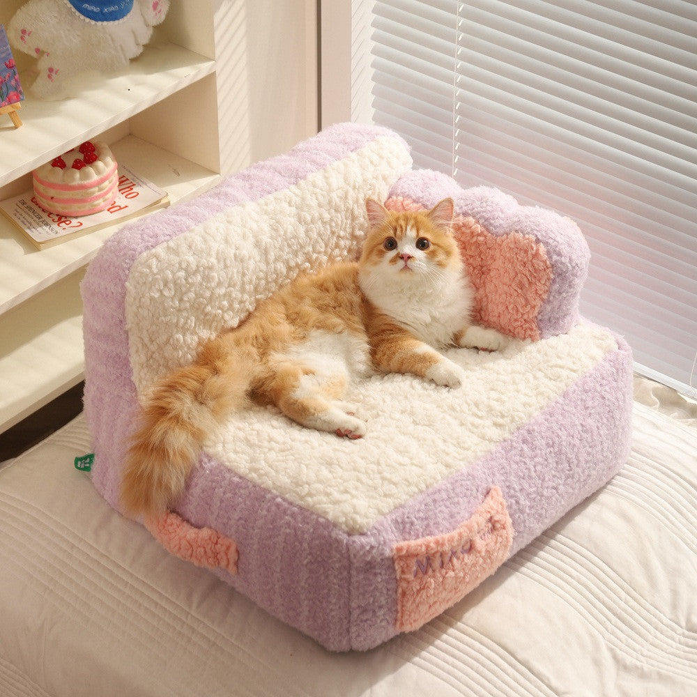 Winter Warm Removable Washable Pet Dog Cat Nest