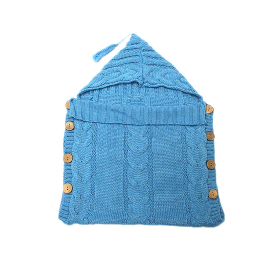 Autumn Winter Baby Knitted Wool Sleeping Bag