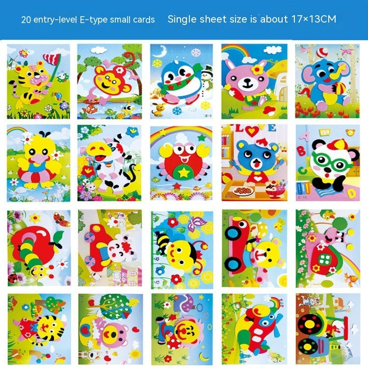 Creative Printed 3D Stickers For Children