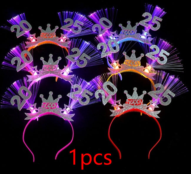 Luminous Barrettes New Year Headdress