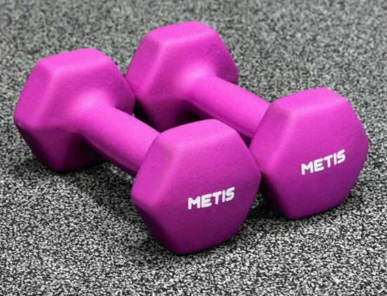 Color Sports Environmental Protection Dip Plastic Small Yiling Hexagonal Household Dumbbells