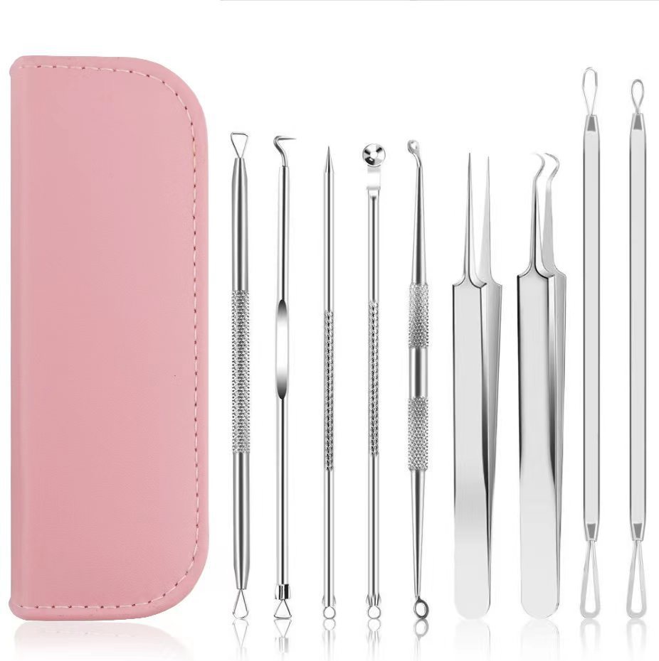 Blackhead Remover Blackhead Removal Suit Pimple Pin 9-piece Set