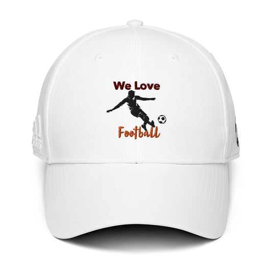 CWS Active " We Love Football" Adidas dad hat By Cozy Winter Store ( Ships within Europe & UK Only)