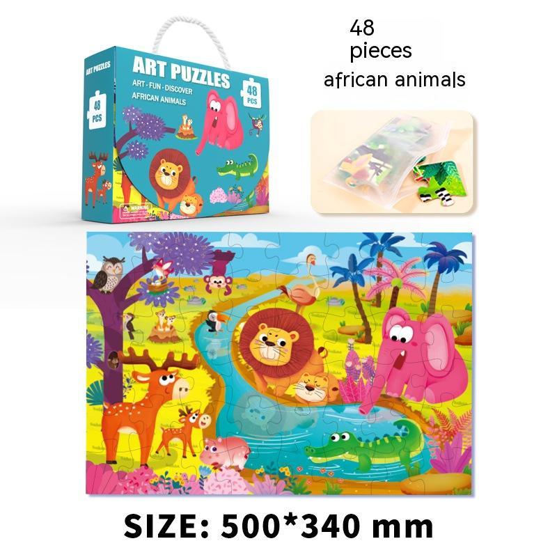 Gift Box Portable Puzzle Early Education Educational Toys