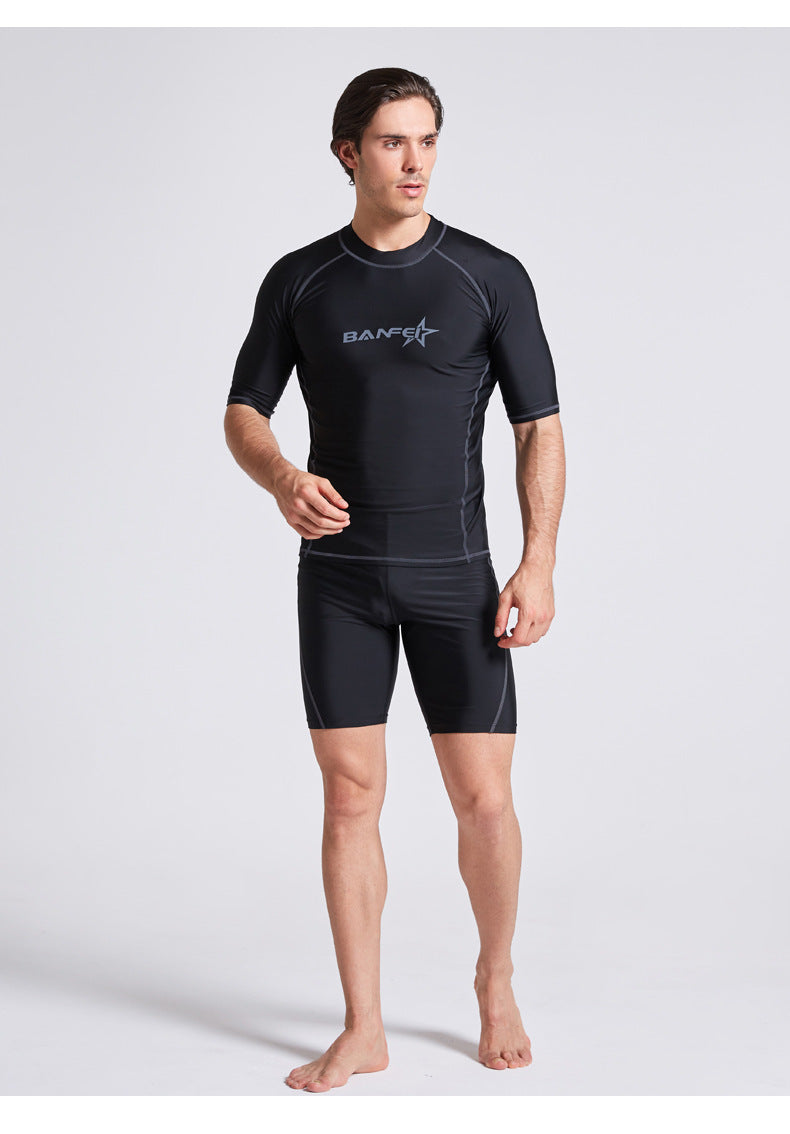 Quick-drying Half Sleeve Suit Swimsuit Snorkeling Surfing Wetsuit Suit