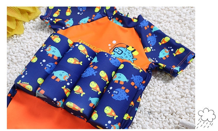 Children's Buoyancy Swimsuit Girl Girl Infant Swimsuit Baby Boy Toddler Jumpsuit