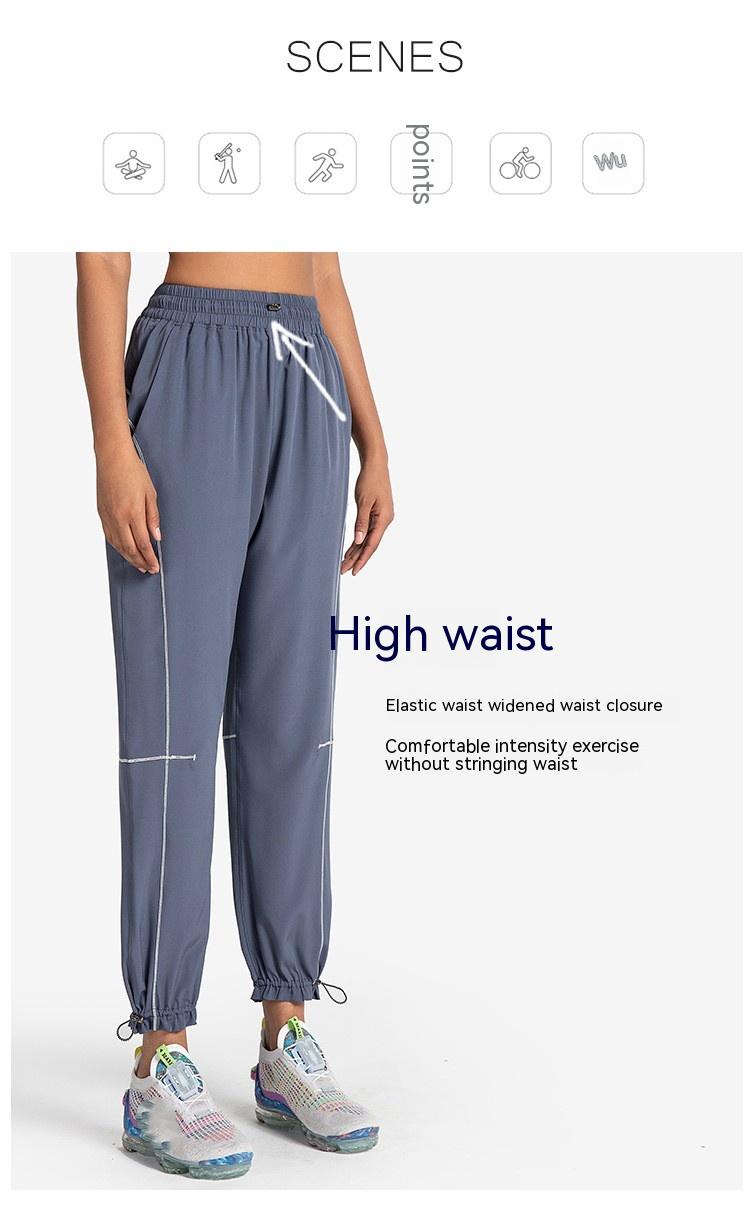 Sports Pants Female Loose Tappered Running Trousers