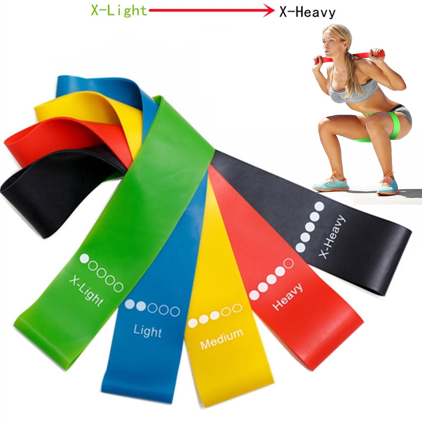 Five-piece Set Yoga Tension Strap