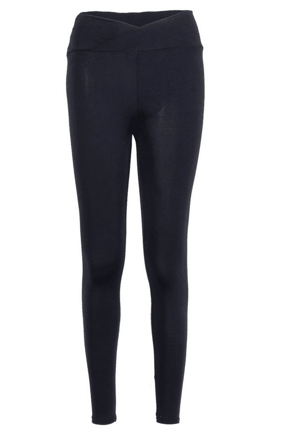 Modische Stretch-Leggings mit hoher Taille für Damen