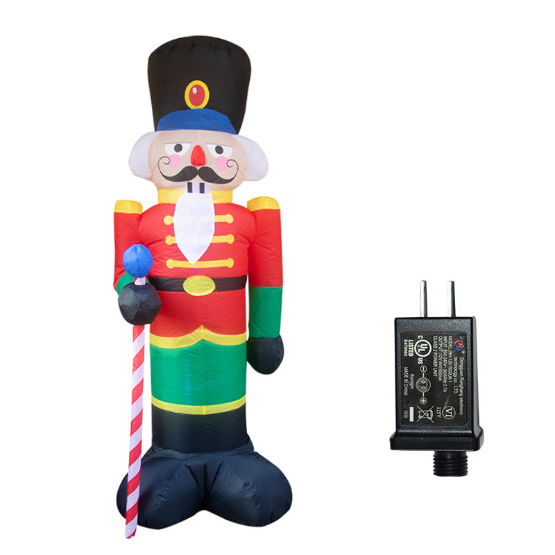 Inflatable Santa Claus Soldier Luminous Gas Model