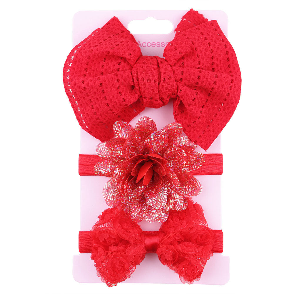 Baby Head Flower Child Bow Headdress