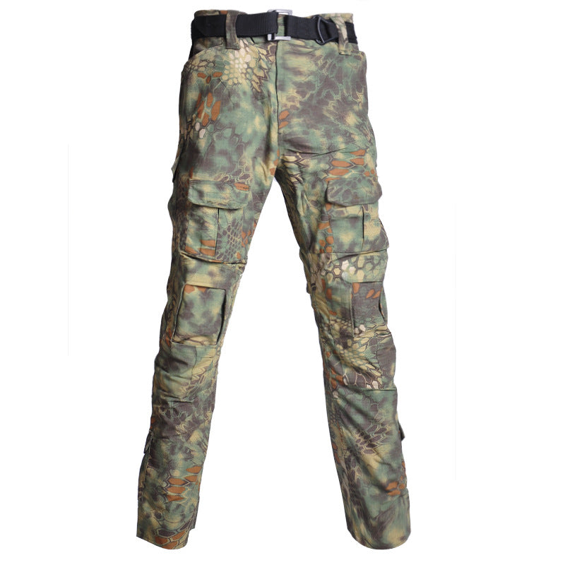 Camouflage Tactics Pants Scratch-resistant Wear-resistant Frog Combat Trousers