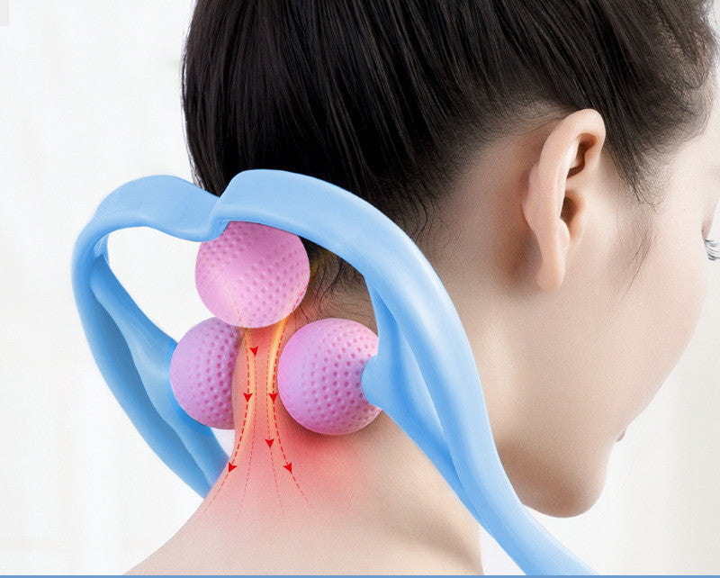 Three-ball Multifunctional Spine Massager